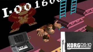 Donkey Korg Donkey Kong Remix made with Korg DS10 [upl. by Idette830]