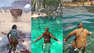 The Downgrade of Water Physics in Ubisoft Games is insane [upl. by Tamra]