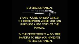 Honda Civic EP3 Type R Workshop Service Manual K20A2 Repairs Service Maintenance [upl. by Carmel150]