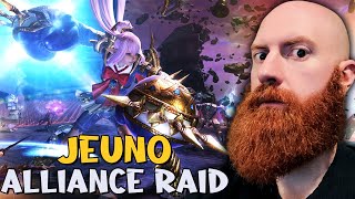 Xeno Tanks The Alliance Raid With Buffed Dark Knight  Jeuno The First Walk First Time Clear [upl. by Apurk]