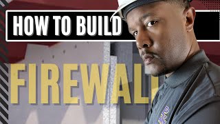 How To Build A Fire Rated Wall Firewall [upl. by Old]