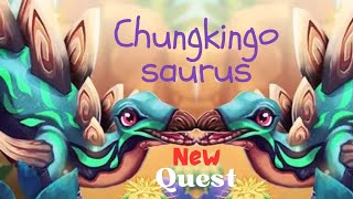 brand new quest and species Chungkingosaurus [upl. by Elohcan653]