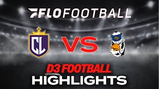 Highlights Cal Lutheran vs PomonaPitzer  2024 SCIAC Football [upl. by Rebel914]