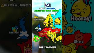 What If Scotland Annexed The United Kingdom europe geography mapping countries fun [upl. by Ahsiekan]