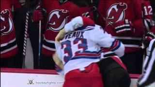 David Clarkson vs Andre Deveaux Sep 21 2011 [upl. by Cran]