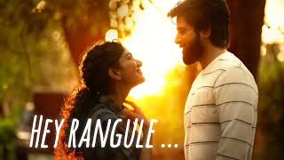 Hey rangule Amaran I Shivakarthikeyan saipallavi I Telugu [upl. by Ettevi983]