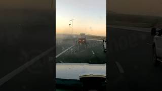 Dashcam video from crash in Phoenix Arizona Highway Loop 202 [upl. by Fakieh]