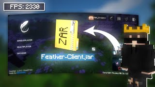 Finally Feather Client Remake Is Launcher For Pojavlauncher And Tlauncher 116 120 [upl. by Aititil]