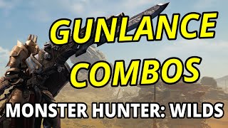 Gunlance Combos  Monster Hunter Wilds Beta [upl. by Gaye]