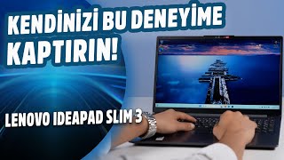 EĞİTİM VE İŞ HAYATININ VAZGEÇİLMEZ LAPTOPU Lenovo Ideapad Slim 3 İnceleme [upl. by Attelra745]