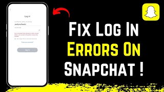 How to Fix Snapchat Login Errors [upl. by Eletnahs]