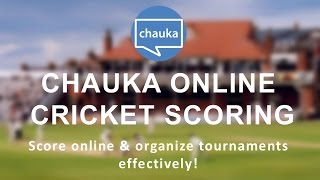 Chauka Online Cricket Scoring Explainer video [upl. by Yetah]