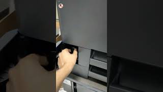 How to change waste toner box in KYOCERA TASKALFA 5052ci5053ci PHOTOCOPIERchangewastetoner howto [upl. by Ianej338]