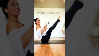 3 POSTURAS FÁCILES PARA UN ABDOMEN FUERTE viridianayoga yoga salud bienestar abdomen [upl. by Inesita798]