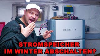 Stromspeicher im Winter abschalten um Strom zu sparen Wie geht das [upl. by Calla]