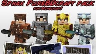 Minecraft 152Texture PackSphax PurebdCraft Tutorial ESPAÑOL [upl. by Nnyltiak384]