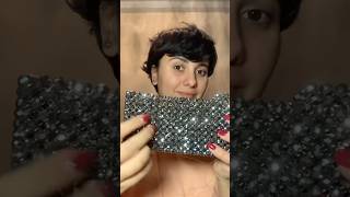 The process of making a sparkling moon bag beaded bag tutorial beadedbag pearlbag diy [upl. by Mickie250]