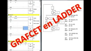 Conversion dun grafcet en programme LADDER بالدارجة [upl. by Victor]