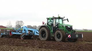 JohnDeere 6R215 mit Lemken Karat 12 [upl. by Irrehs]