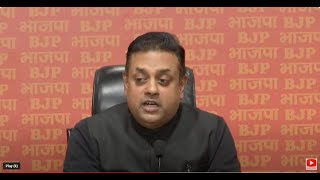 Live  BJP National Spokesperson Sambit Patra PC  Maharashtra  Consitution Day 2024  Congress [upl. by Retswerb]