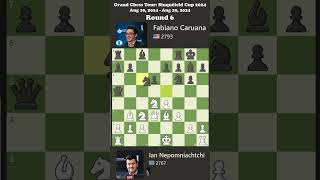 Ian Nepommiachtchi vs Fabiano Caruana  Grand Chess Tour  Sinquefield Cup 2024  Round 6 chess [upl. by Baynebridge]