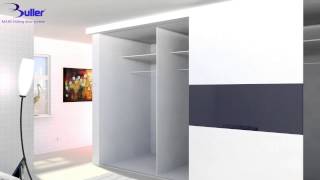 How to install Wardrobe Sliding Doors with Bullers Mars System Track kit  DIY Tutorial [upl. by Quillon]