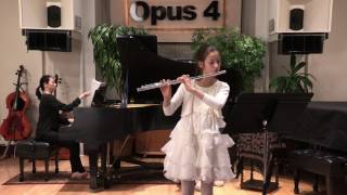 Opus 4 Studios Jiali Goodwin flute  Gigue by JeanMarie LeClair [upl. by Nosdrahcir]