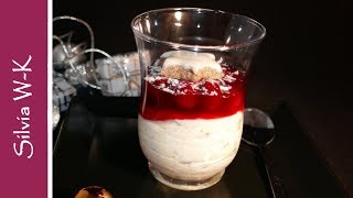 Weihnachtsdessert  Zimtstern  ohne Gelatine  in 5 Minuten zubereitet [upl. by Seaton]