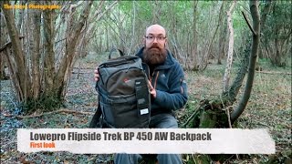 First Look Lowepro Flipside Trek BP 450 AW Backpack [upl. by Karilla197]