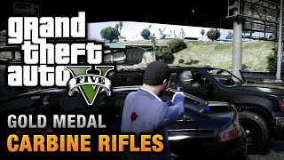 GTA 5  Mission 12  Carbine Rifles 100 Gold Medal Walkthrough [upl. by Fritzie]