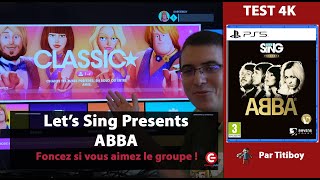 TEST 4KREVIEW Lets Sing Presents ABBA sur Switch PS5 XBOX SWITCH 🎤⭐️ [upl. by Aloz242]