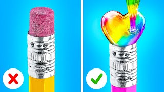 GENIUS SCHOOL HACKS  Smart DIY Tricks and Cool Crafts by 123 GO GLOBAL [upl. by Lisandra]