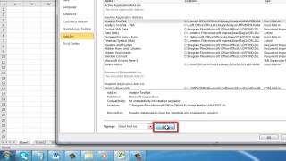 How to Get Excel 2010 data analysis tool [upl. by Alden481]