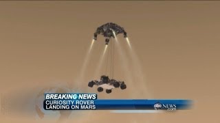 NASA Mars Rover Landing Curiosity Believed to Have Landed Successfully [upl. by Zinn846]