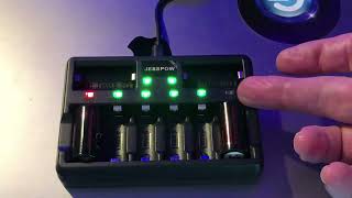 Rechargeable Batteries Review JESSPOW 16Pack amp Charger [upl. by Ainak625]