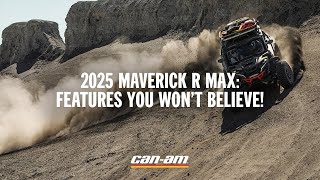 2025 CanAm Maverick R MAX  Features You Need to Know About [upl. by Viquelia]