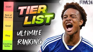 The ULTIMATE FM24 Wonderkid Tier List  Football Manager 2024 Wonderkids [upl. by Siddra]