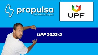 UPF 20232 Inverno  RESOLUÇÃO DE MATEMÁTICA PROVA A  PARTE 1 [upl. by Gertruda]