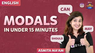 Modals In Under 15 Minutes  BYJUS [upl. by Kippar]