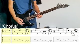 TOOL  Schism Full Guitar Lesson w Tabs The way Adam Jones plays it [upl. by Berns43]