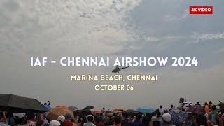 Chennai Airshow 2024 Virtual tour Indian Airforce Chennai Marina beach4Ksatisfying chennai [upl. by Elicia]