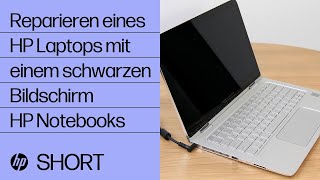 So reparieren Sie einen HP Laptop mit einem schwarzen Bildschirm  HP Support [upl. by Mohun]