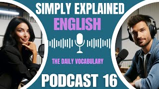 Learn English with podcast for Beginners and Intermediate  THE COMMON WORDS  English podcast 16 [upl. by Lette]