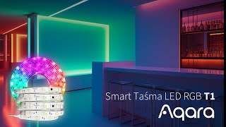 Aqara T1 Taśma LED RGB Zigbee HomeKit [upl. by Siol]