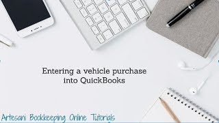 how to enter a vehicle purchase in quickbooks [upl. by Milinda]