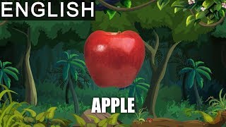 Apple  Fruits  Pre School  Animated Educational Videos For Kids [upl. by Herb]