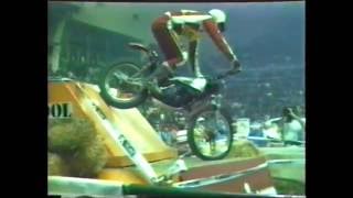 PART 2 1986 Solo Moto Barcelona Indoor motorcycle Trial  Special Mecatecno feature [upl. by Norabal]