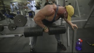 BIGGEST DUMBBELL IN THE WORLD  375LB ROW [upl. by Ajiam]