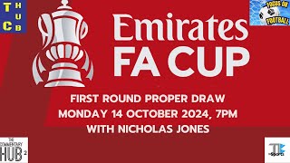 FA Cup Live 1st Round Draw Alternative Coverage [upl. by Irahc541]