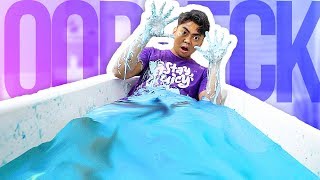 GIANT OOBLECK BATH CHALLENGE [upl. by Llehcor]